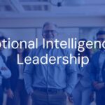 A confident leader inspiring a diverse team, emotional intelligence concept, professional office environment, warm and motivational atmosphere, realistic style.