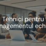 A diverse team working together in a modern office, collaborating on a project, with a leader guiding the discussion, warm and professional lighting, realistic.