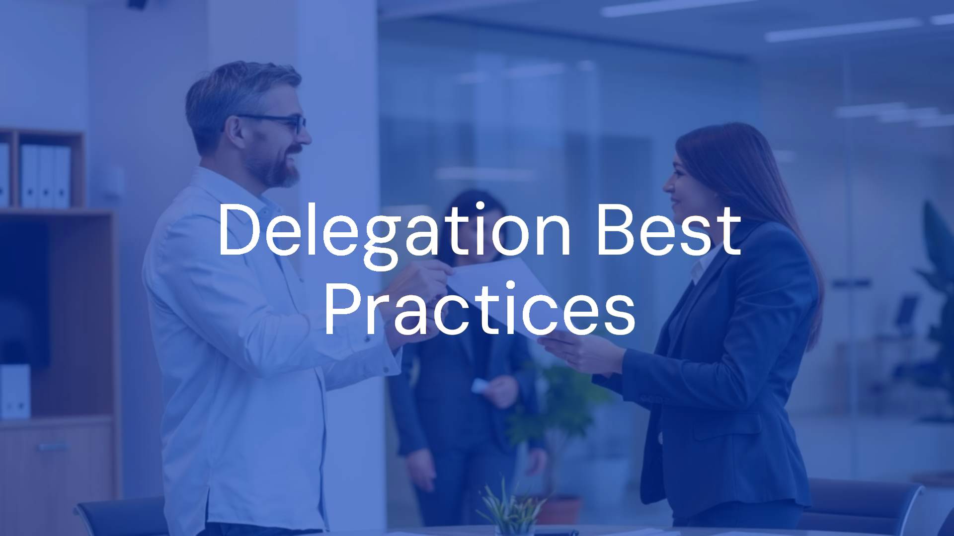 A manager handing a task list to an employee, office setting, professional and collaborative atmosphere, realistic style.