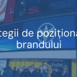 A sleek, modern logo on a glowing digital billboard in a crowded city street, symbolizing strong brand positioning, vibrant colors, professional style.