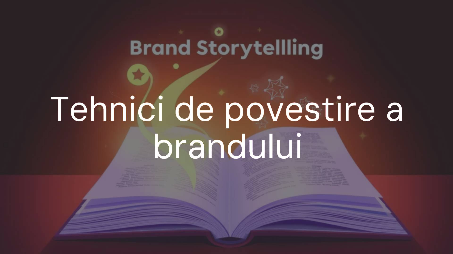 Conceptual image of brand storytelling, a glowing open book with abstract company values and symbols floating out, warm and inviting color palette, digital illustration.