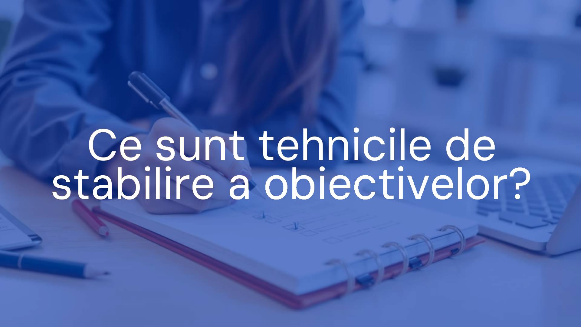 Person writing goals in a notebook with a checklist, motivational and organized atmosphere, bright and clean workspace, professional and inspiring mood.