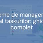 Digital task management system interface, clean design, organized to-do list, modern office background, productivity vibe, illustrative.