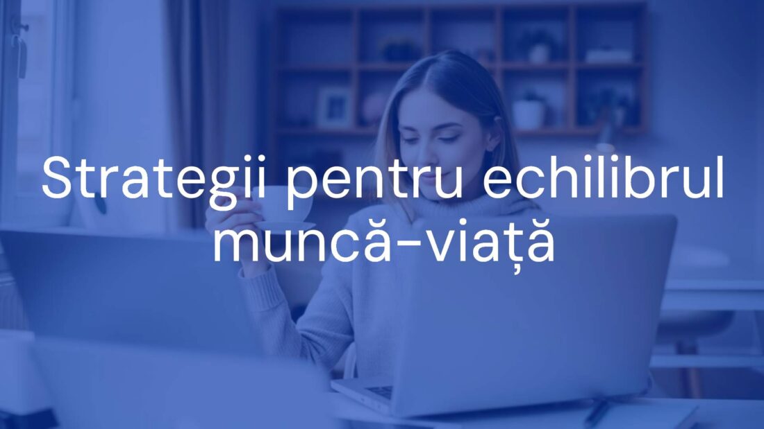 A serene woman balancing a laptop and a cup of tea, cozy home office with soft lighting, modern, peaceful vibe.